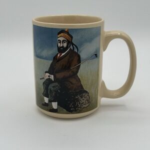 Golf Themed‎ Coffee Mug By Guy Buffet "The Pursuit of Leisure" California Pantry